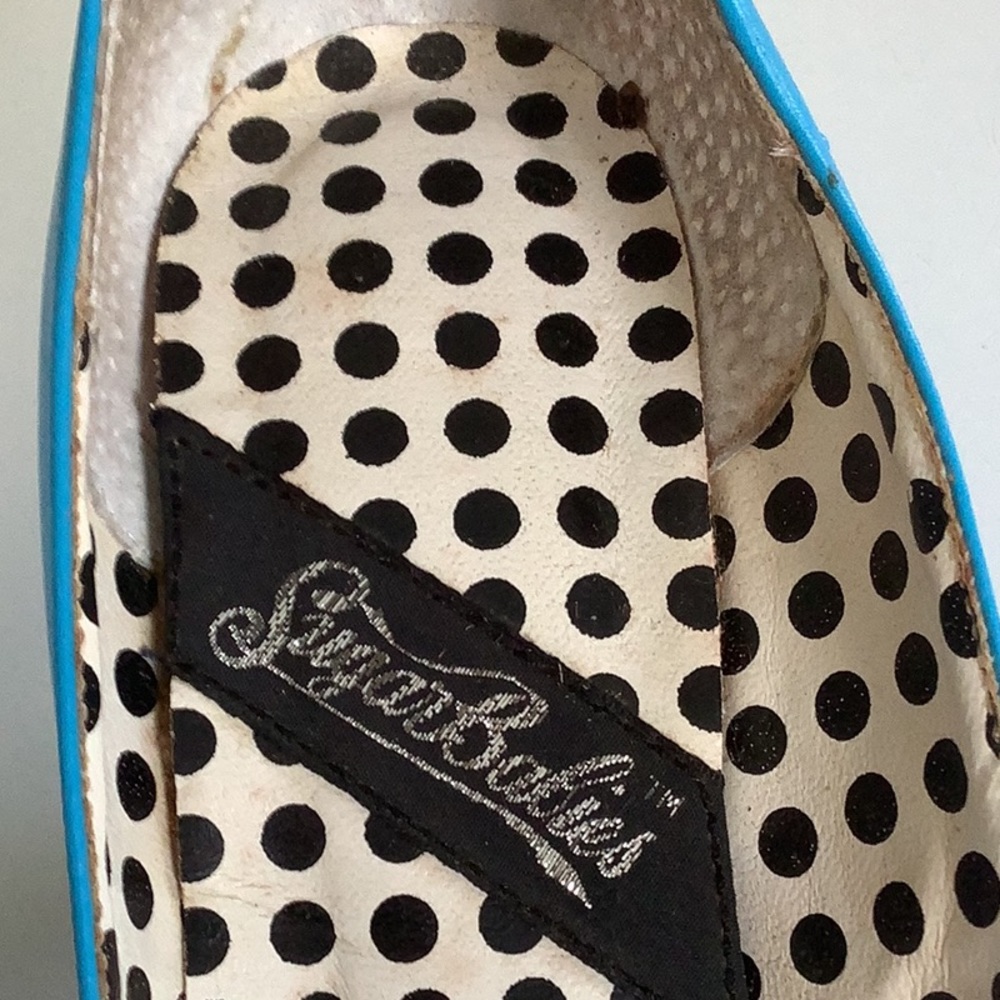 Vintage Pumps fro early 90’s SugarBabies Turquoise - Picture 6 of 9